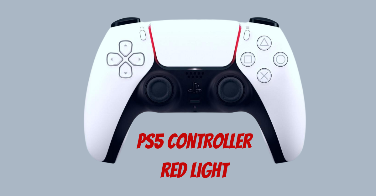 PS5 Controller Red Light